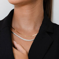 Sterling Silver Herringbone Chain