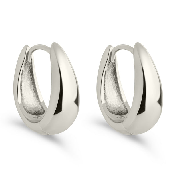 Lavina Polished Micro Hoop Earrings