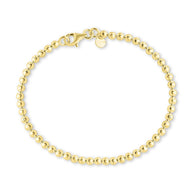 Sterling Silver Krista Beaded Chain Bracelet