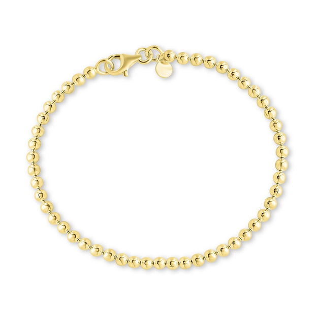 Sterling Silver Krista Beaded Chain Bracelet