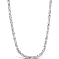 Bezel CZ Tennis Necklace