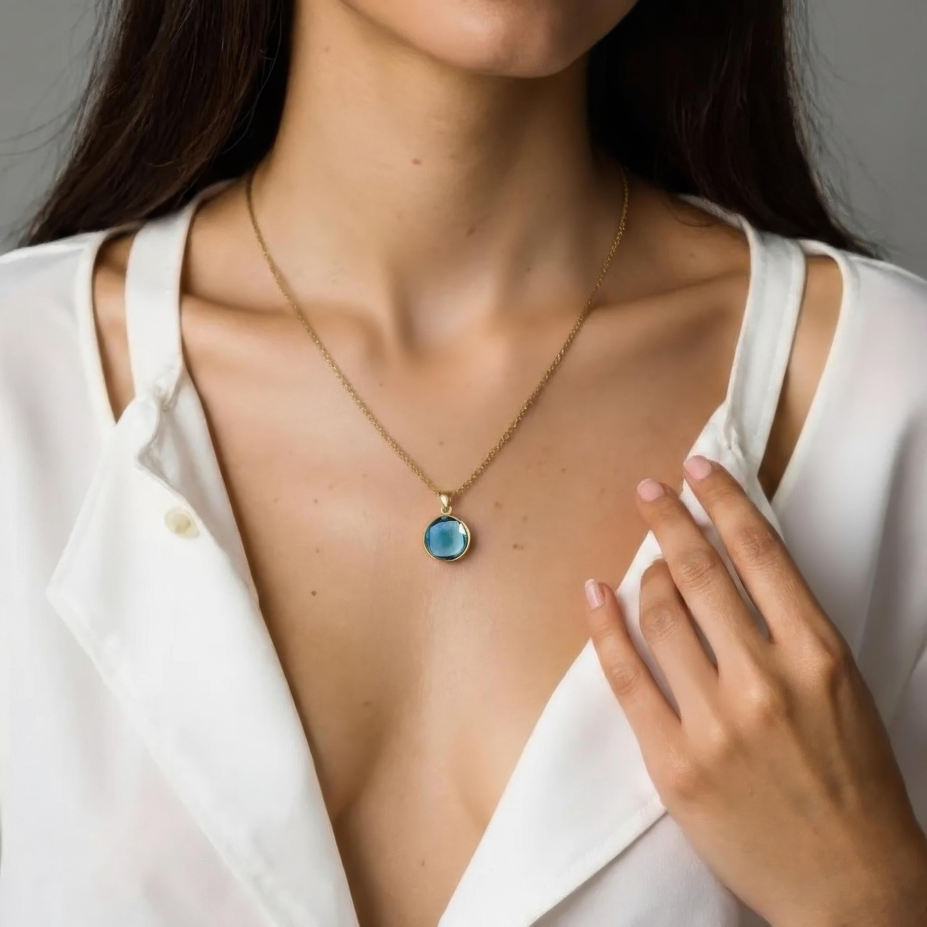 Santorini Pendant Necklace