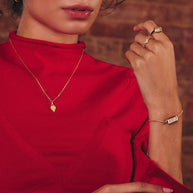 Lorna CZ & Opal Studded Hoop Earrings
