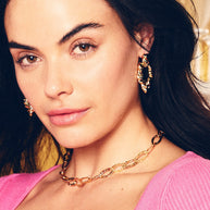 Tali Molten Metal Chunky Drop Earrings