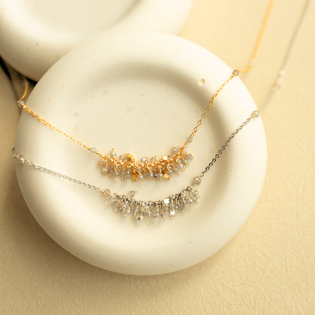 London Blue Quartz Reign Necklace