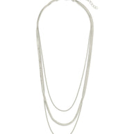 Everly Layered Herringbone Chain Necklace