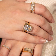Sterling Silver Kornelia Eternity Ring