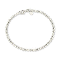 Sterling Silver Krista Beaded Chain Bracelet