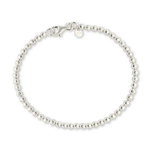 Sterling Silver Krista Beaded Chain Bracelet