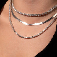 Jadon Adjustable CZ Tennis Necklace