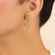 Delicate Threader Hoop Earrings