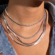 Sterling Silver Herringbone Chain