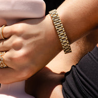 Thin Watch Band Chain Bracelet