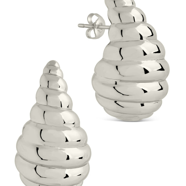 Corinne Twisted Polished Earrings