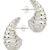 Corinne Twisted Polished Earrings