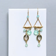 Smoky Quartz Chandie Earrings