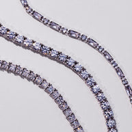 Georgia CZ Tennis Necklace