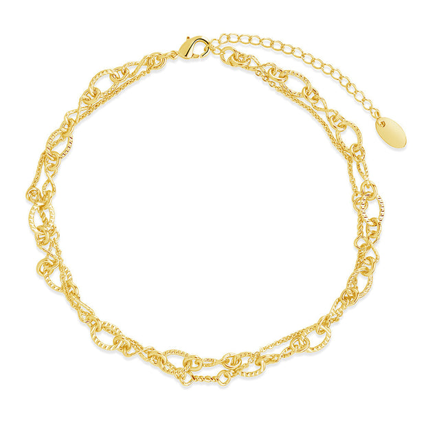 Radella Layered Chain Anklet