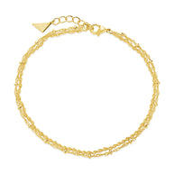 Kyra Layered Chain Anklet