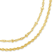 Kyra Layered Chain Anklet