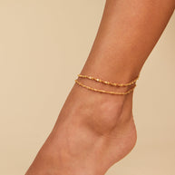 Kyra Layered Chain Anklet