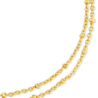 Alison Layered Chain Anklet