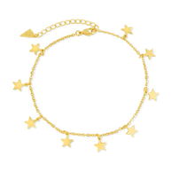 Sabina Star Charm Anklet