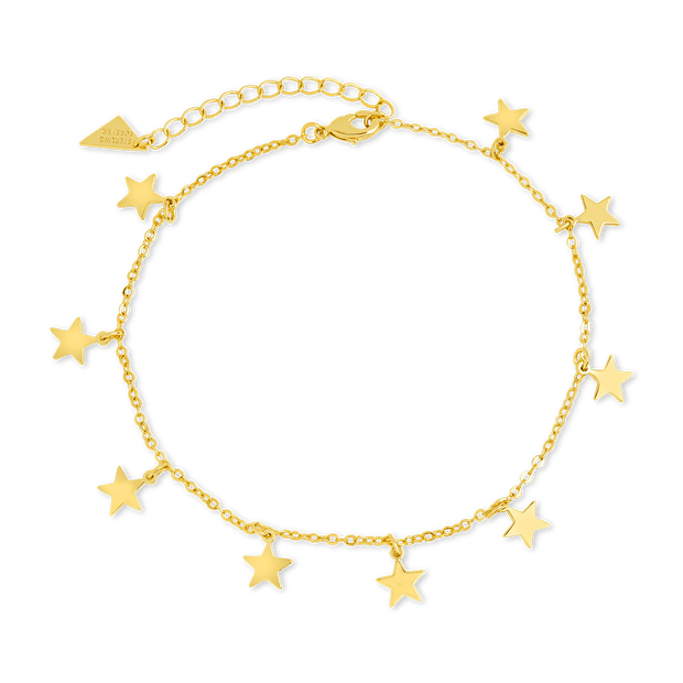 Sabina Star Charm Anklet