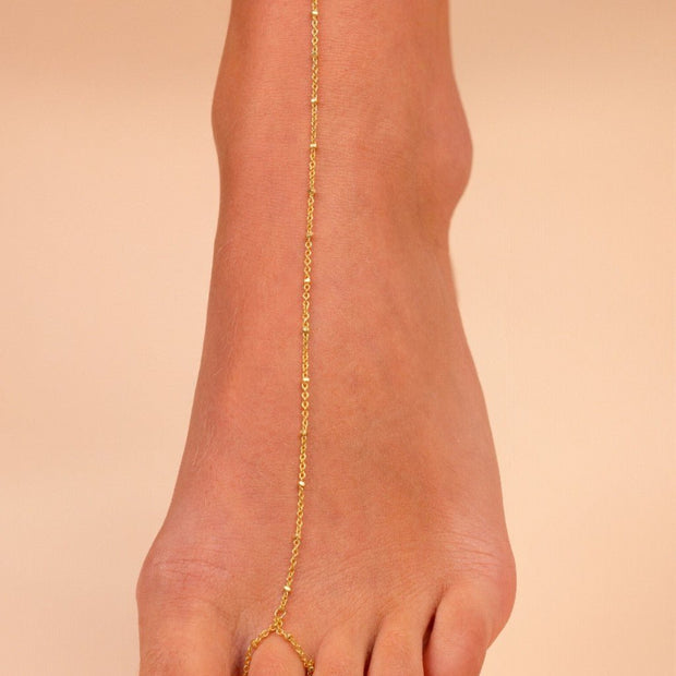 Serena Simple Chain Toe Anklet