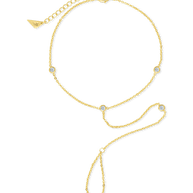Sylvia CZ Chain Toe Anklet