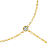 Sylvia CZ Chain Toe Anklet