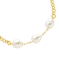 Allie Stationed Pearl Anklet