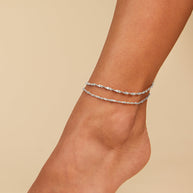 Kyra Layered Chain Anklet