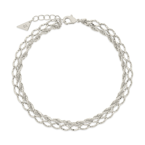 Tessa Layered Chain Anklet