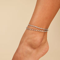 Tessa Layered Chain Anklet