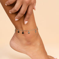 Sabina Star Charm Anklet