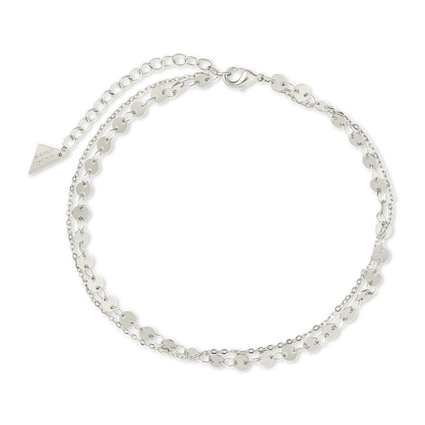 Eliana Layered Disc Chain Anklet