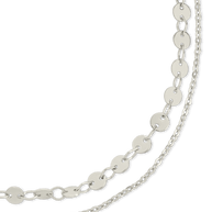 Eliana Layered Disc Chain Anklet