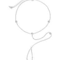 Sylvia CZ Chain Toe Anklet