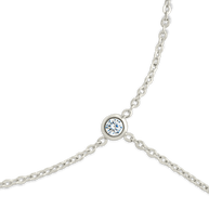 Sylvia CZ Chain Toe Anklet