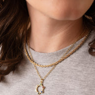 Friend Hidden Message Acrostic Necklace