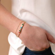 Mother Hidden Message Acrostic Bolo Bracelet