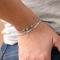 Wife Hidden Message Acrostic Bolo Bracelet