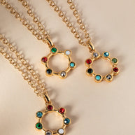 Grandma Hidden Message Acrostic Necklace