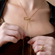 Coquette Bow Necklace
