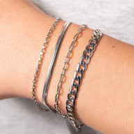 Everyday Flat Curb Chain Bracelet