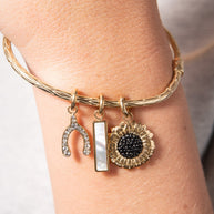 Pave Wishbone Interchangeable Charm
