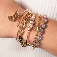 Butterfly Ball Chain Bracelet