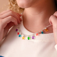 Christmas Light Bulb Necklace