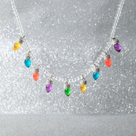 Christmas Light Bulb Necklace